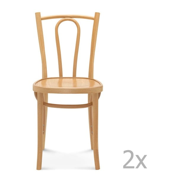 Sada 2 drevených stoličiek Fameg Lauritz