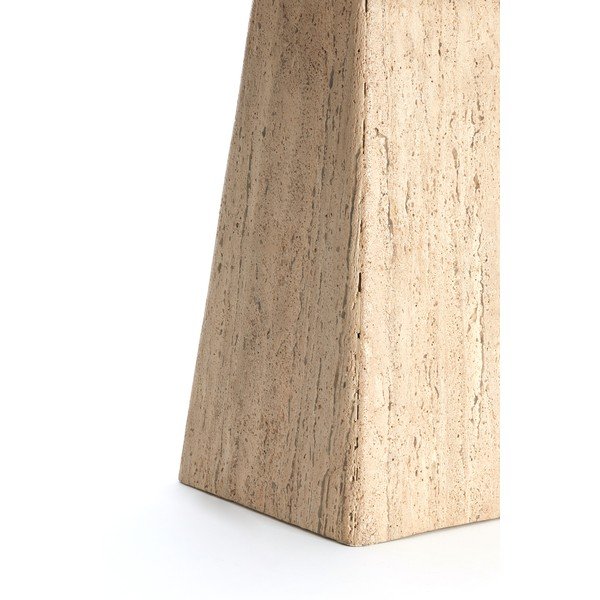 Odkladací stolík s doskou z kameňa 40x40 cm Kepami – Light & Living-image-4