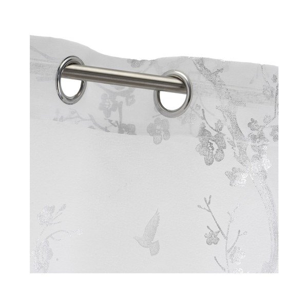 Biela/v striebornej farbe záclona 140x260 cm Paradis – Casa Selección-image-3