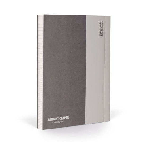 Zápisník FANTASTICPAPER A5 Stone/Warm Grey, štvorčekový