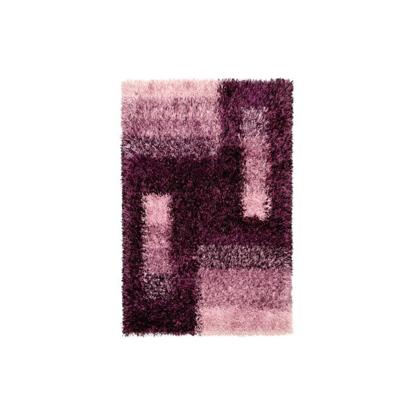 Ručne tkaný koberec Lavella, 70x140 cm, fialový