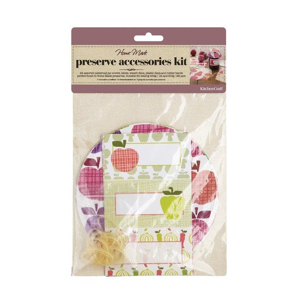 Sada 24 ozdôb na zaváranie Kitchen Craft Fruits-image-1