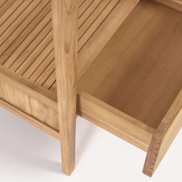 Skrinka pod umývadlo z tíkového dreva Kave Home Sunday-image-3