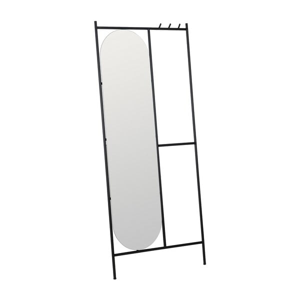 Nástenné zrkadlo s vešiakom 70x160,5 cm – Ixia-image-2