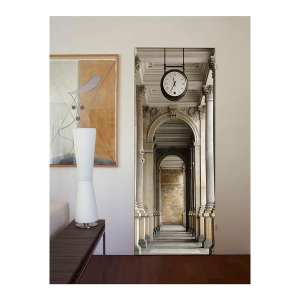 Tapeta na dvere Walplus Pillared Hallway, 86 × 200 cm