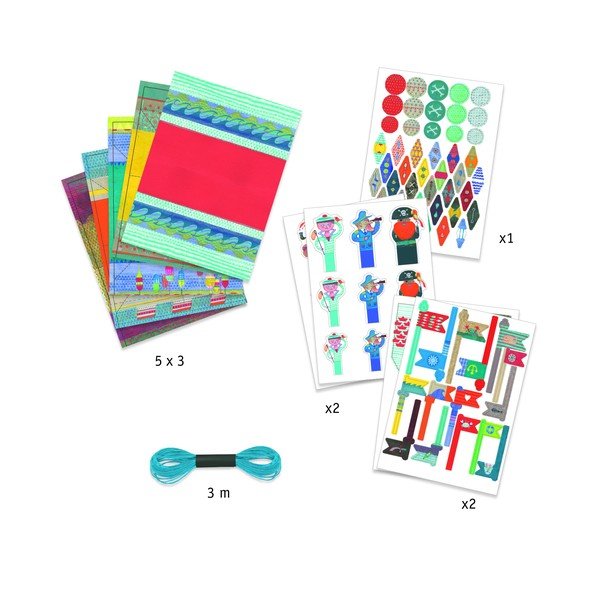 Set origami z nepremokavého papiera s príslušenstvom Djeco Lode-image-1