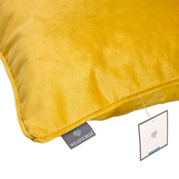 Žltá obliečka na vankúš WeLoveBeds Dijon, 40 × 60 cm-image-2