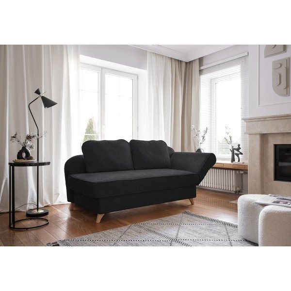 Antracitová menčestrová leňoška (pravý roh) Chic Charlotte – Miuform-image-1