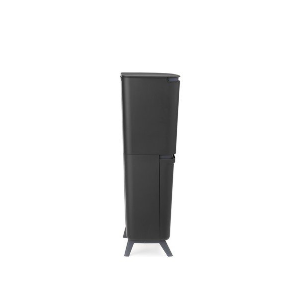 Tmavosivý plastový odpadkový kôš 25+10+10 l na triedený odpad SortUp Recycle Hi – Brabantia-image-4