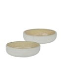 Bielo-béžové misky v súprave 2 ks z kameňa ø 13,5 cm Sand Grain – Mette Ditmer Denmark