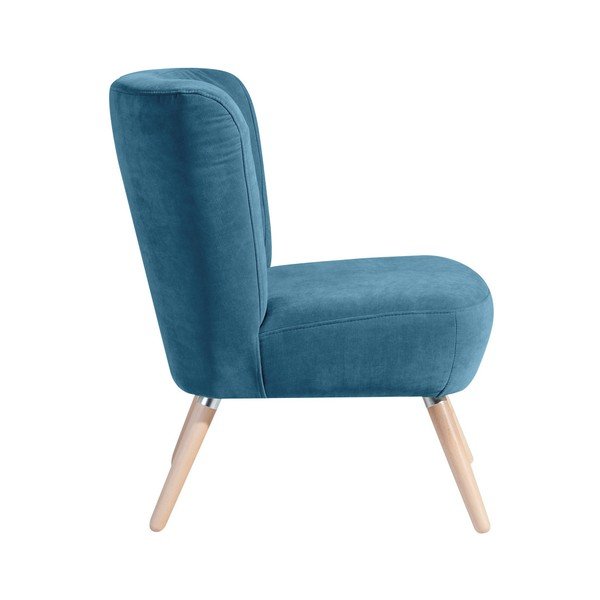 Modré kreslo Max Winzer Neele Velor-image-1