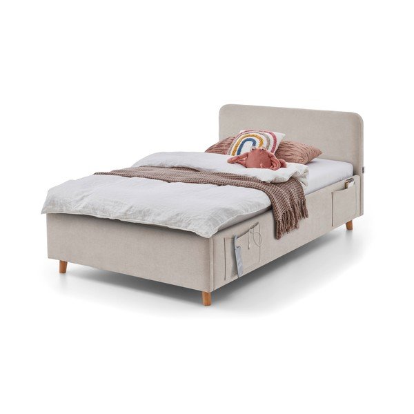 Béžová detská posteľ bez roštu 140x200 cm Cosy – Meise Möbel-image-4