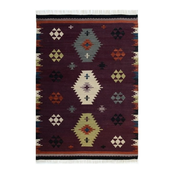 Ručne tkaný koberec Bakero Kilim 161, 185 x 125 cm