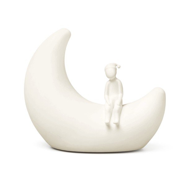 Slonovinové detské nočné svietidlo Moon Off-White – Cam Cam Copenhagen