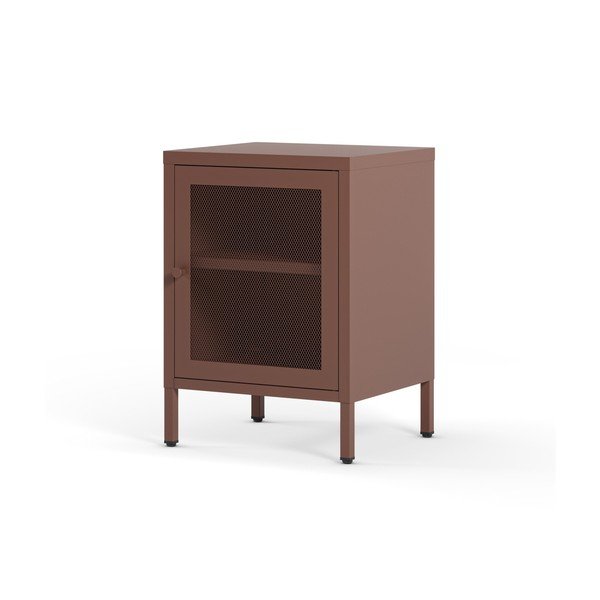 Vínovočervený nočný stolík Fayna – Marckeric-image-3