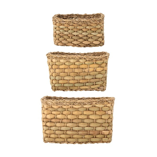 Košíky z morskej trávy v súprave 3 ks 26x16x16 cm Ramon – Bloomingville-image-3