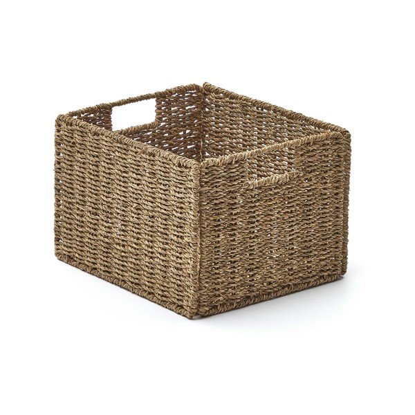 Košíky v súprave 2 ks do regálu z morskej trávy 32x27x22 cm Tossa – Kave Home