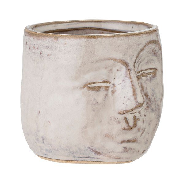 Svetlobéžový kameninový svietnik Bloomingville Nowa Votive, výška 7 cm-image-3