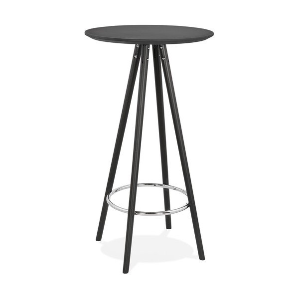 Čierny barový stôl Kokoon Deboo, výška 110 cm