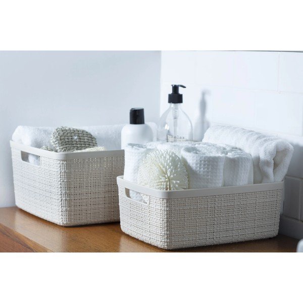 Úložný plastový košík Jute – Curver-image-1