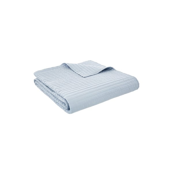 Modrý prešívaný pléd 230x220 cm Quilted Lines – Bianca