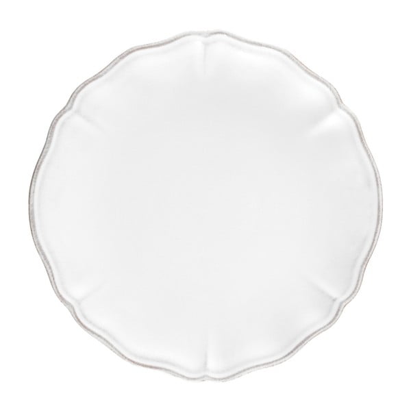 Biely kameninový dezertný tanier Costa Nova Alentejo, ⌀ 21 cm