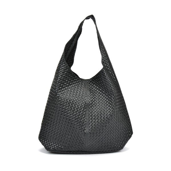 Čierna kožená kabelka Magnotta Bags Lui-image-3