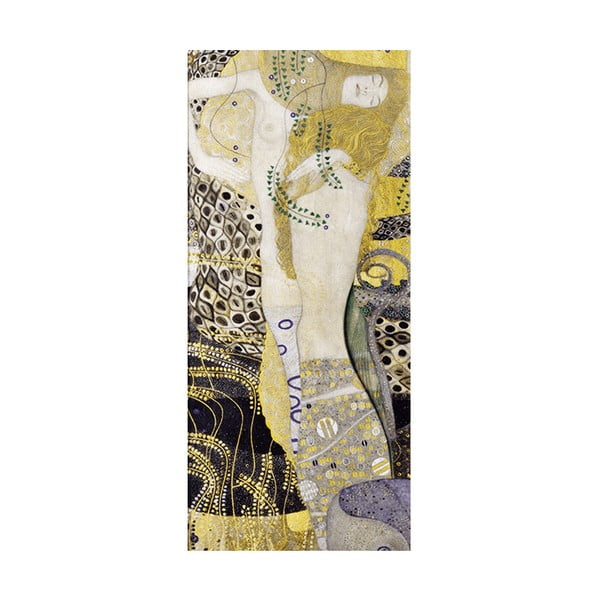 Reprodukcia obrazu Gustav Klimt - Water Serpents, 70 x 30cm