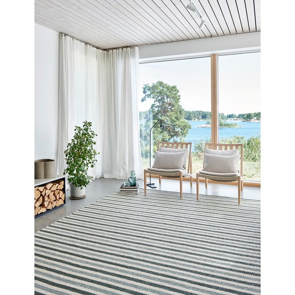 Zeleno-krémový vnútorný a vonkajší koberec 70x120 cm Teo Sage – Pappelina-image-2