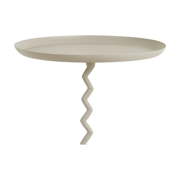 Kovový okrúhly odkladací stolík ø 44 cm Zig Zag – Leitmotiv-image-2