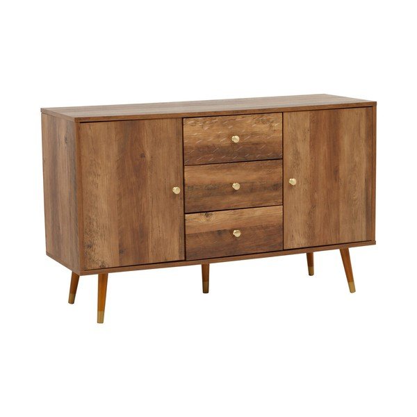 Komoda v tmavo prírodnej farbe 114x70x39 cm Frida – Premier Housewares