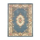 Modrý koberec z vlny Flair Rugs Aubusson, 120 × 180 cm