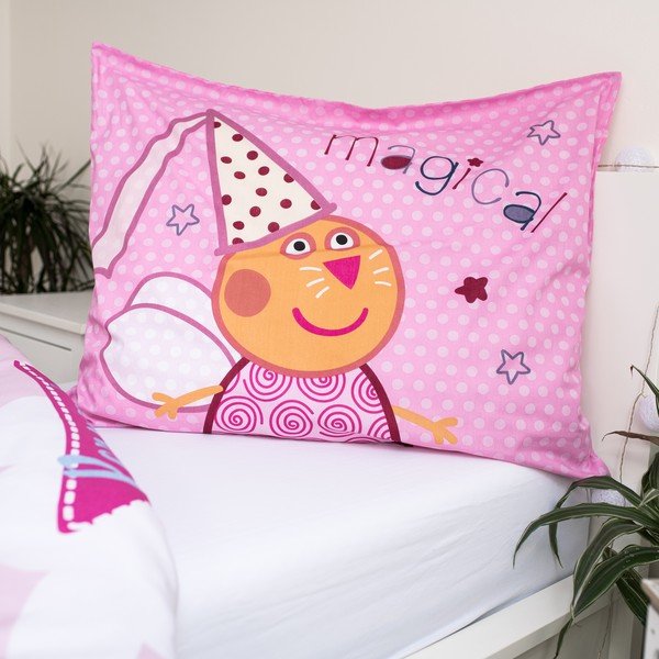 Ružové detské bavlnené obliečky Jerry Fabrics Peppa Pig, 140 x 200 cm-image-4