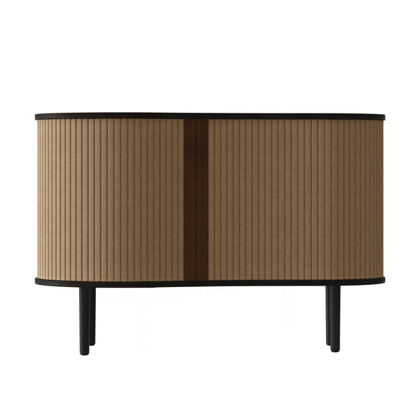 Hnedá nízka komoda v dekore duba s posuvnými dverami 100x67 cm Audacious – UMAGE-image-3