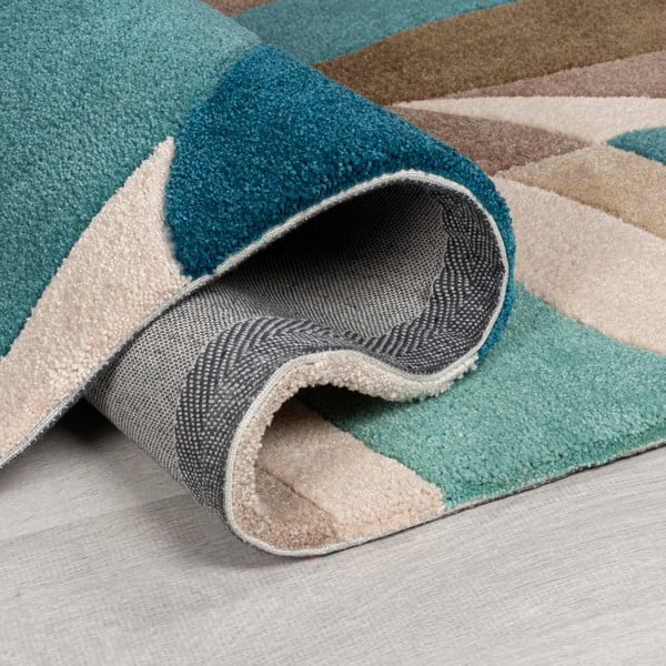 Tyrkysovomodrý koberec 170x120 cm Zest Infinite - Flair Rugs-image-3