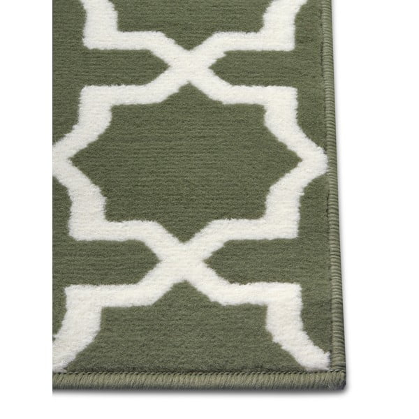 Zelený koberec behúň 300x80 cm Glam - Hanse Home-image-4