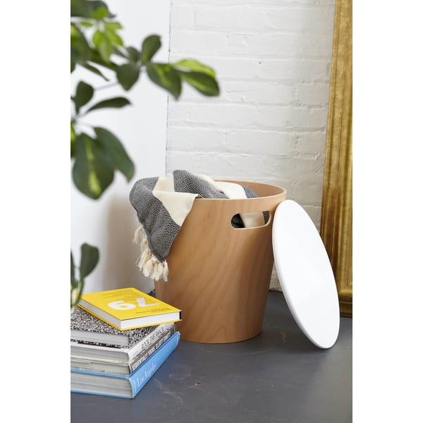Okrúhly odkladací stolík ø 40 cm Woodrow - Umbra-image-1