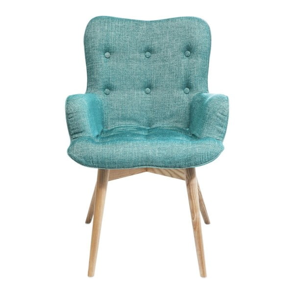 Zelená stolička s opierkami Kare Design Angel