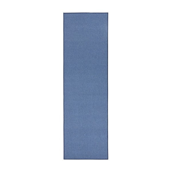 Modrý behúň BT Carpet Casual, 80 × 300 cm