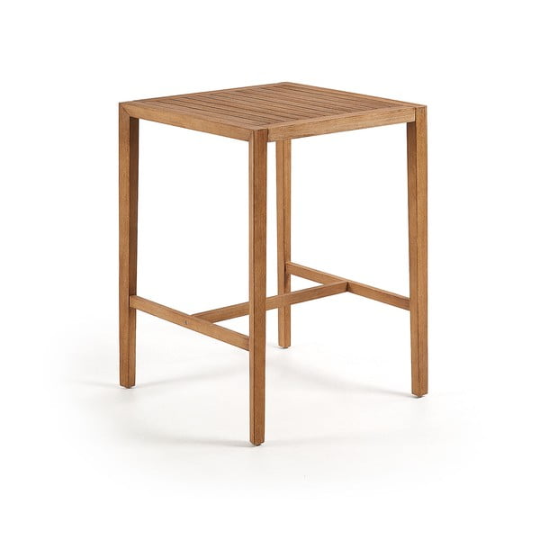 Príručný stolík z eukalyptového dreva La Forma Cybille, 80 x 80 cm