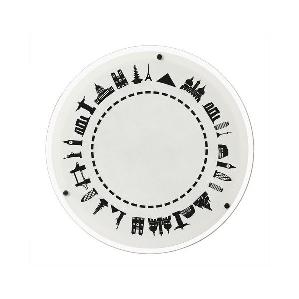 Biele stropné svietidlo ø 40 cm Monuments – SULION