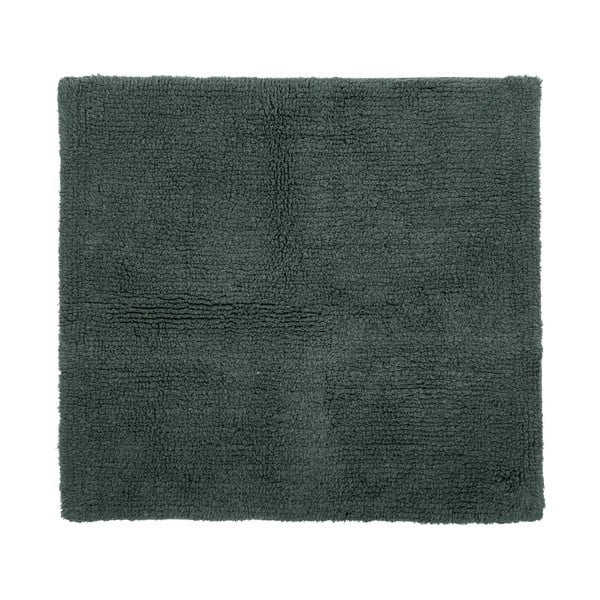 Tmavozelená kúpeľňová predložka 60x60 cm Riva - Tiseco Home Studio