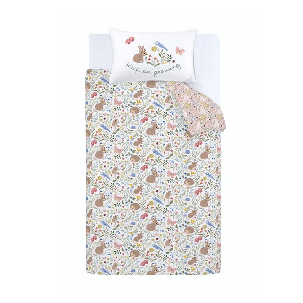 Detská obliečka na jednolôžko 135x200 cm Garden Animals – RHS-image-2