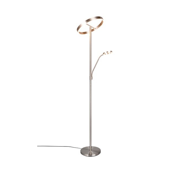 LED stojacia lampa v striebornej farbe (výška 180 cm) Willis – Trio-image-3