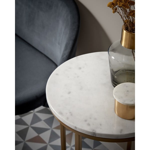 Odkladací stolík Kave Home Shefield, ø 43 cm-image-2