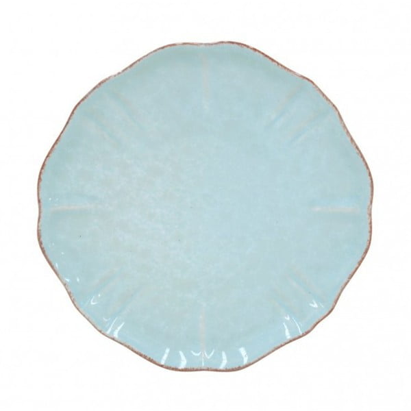 Tyrkysový dezertný tanier z kameniny Casafina Impressions, ⌀ 17 cm