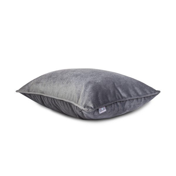 Sivá obliečka na vankúš WeLoveBeds Dark, 50 × 50 cm-image-2