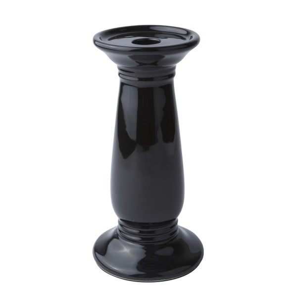 Svietnik KJ Collection Ceramic Black, 20 cm