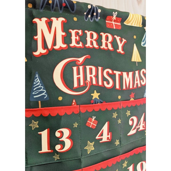 Nástenný bavlnený adventný kalendár eleanor stuart, 52 x 88 cm-image-2