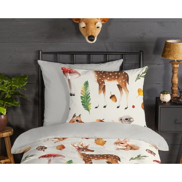 Flanelové detské obliečky na jednolôžko 140x200 cm – Good Morning-image-2